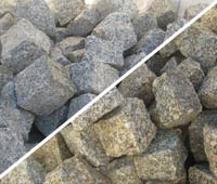 Kostka granitowa - kostka z kamienia kamienna - bruk granitowy - granit